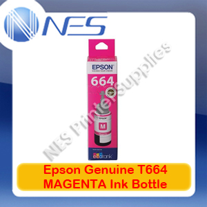 Epson Genuine T664 MAGENTA Ecotank Ink Bottle for ET-2500/ET-2550/ET-4500 T664392